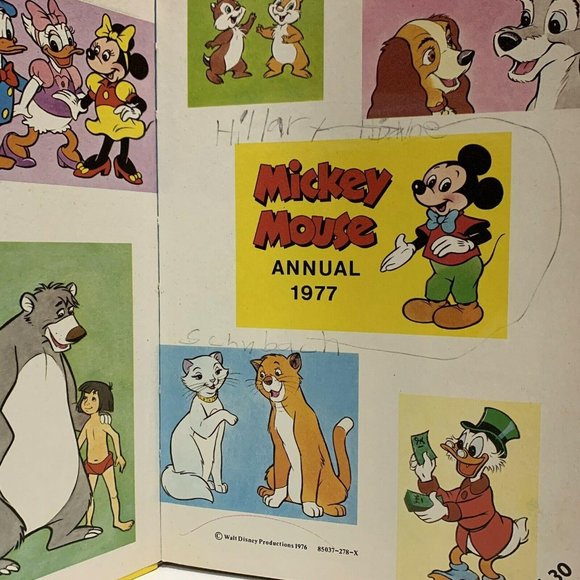 Vintage 1977 Walt Disney's Mickey Mouse Annual  Book UK British Fleetway - Picture 8 of 10